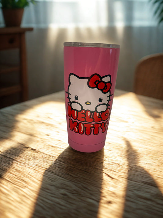 Hello Kitty Tumbler with Lid