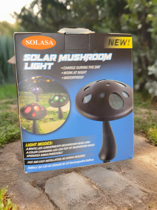 Solar Mushroom Light